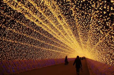 7 Million LED Lights Make up Japan's Light Show