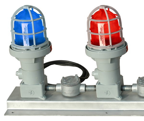 Larson Electronics Class 1 and Class 2 Explosion Proof LED Traffic Light.