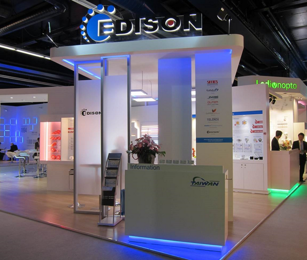 Edison Opto booth at Light+Building 2014