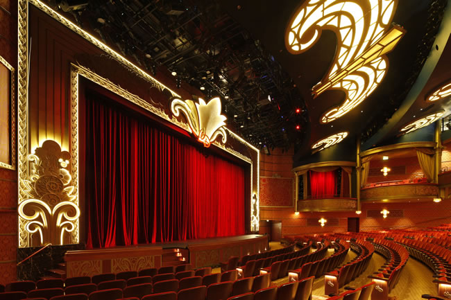 Photo: Theatre stage on Disney Cruise