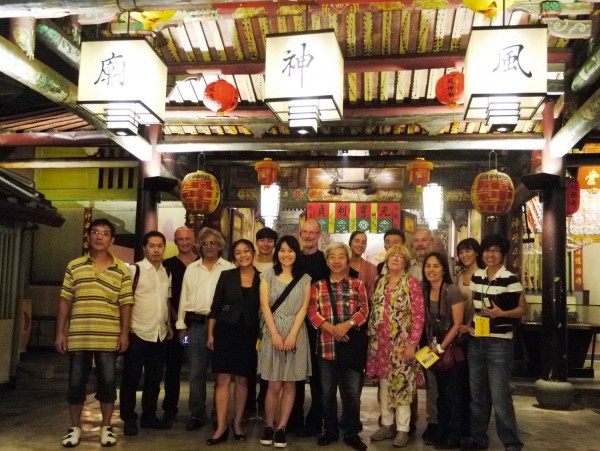 TNT members visit Wind God Temple. Photo Credit: CCAF