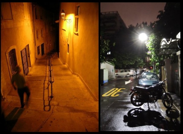 The left photo was taken in France and the right one is in Ching-tien Community. Is brightness really perfect?