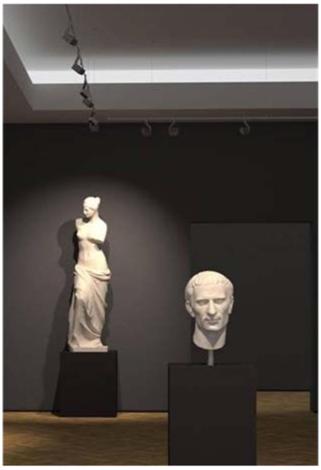 Popping out art works without causing damage to them in museums is the top task. Photo Credit: Davinci Lighting