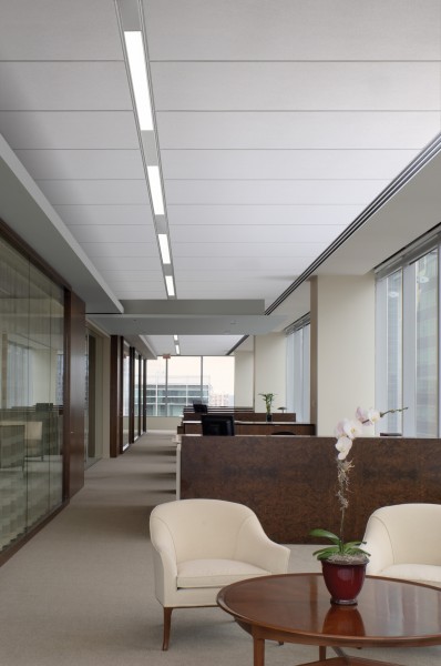 GE Lumination™ BL Series LED Luminaires were designed and tested for the Logix™ Ceiling System from USG to help architects create more inspired layouts in offices and other commercial spaces.
