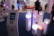 Philips Lighting provided visitors with an interactive experience with their Hue bulb. 