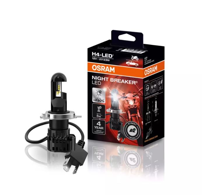 A bright outlook for the next road trip: OSRAM NIGHT BREAKER® H4-LED now  also available for motorcycles - LEDinside