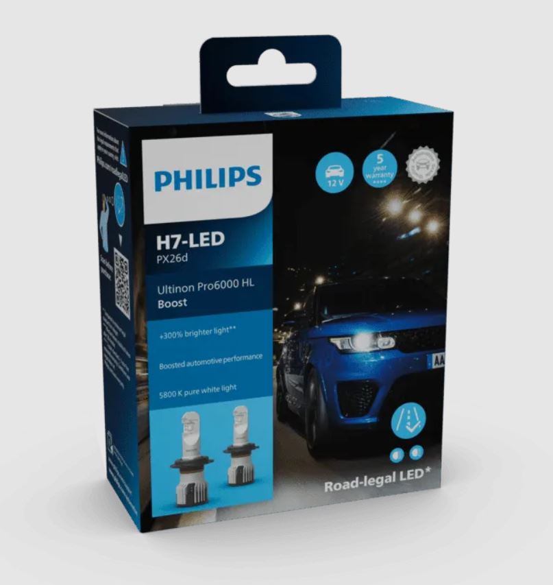 New Philips Ultinon Pro6000 Boost Road-Legal LED Retrofit Bulbs - LEDinside