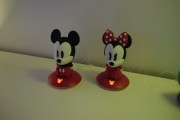Micky and Minnie matching lamps. 