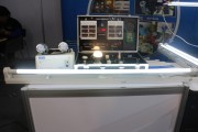 Large Thai LED manufacturer Lekise displays LED T8 tube and bulb lights. (LEDinside)